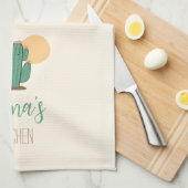 Schattigee cactus zuidwesten keukenhanddoek (Quarter Fold)