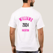 Schattigee cactusfamilie t-shirt (Achterkant)