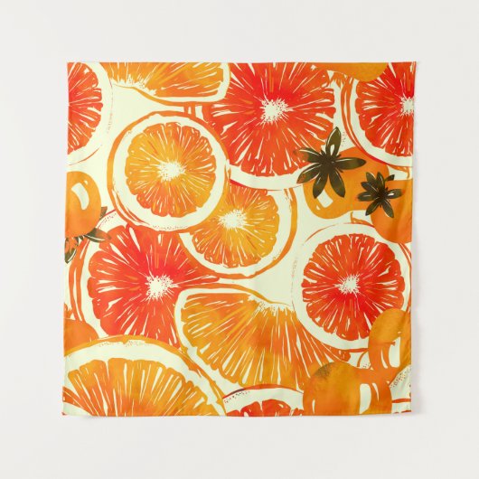 Schattigee Cactussen: Kleurrijk Naadloos Patroon Wandkleed (Voorkant)