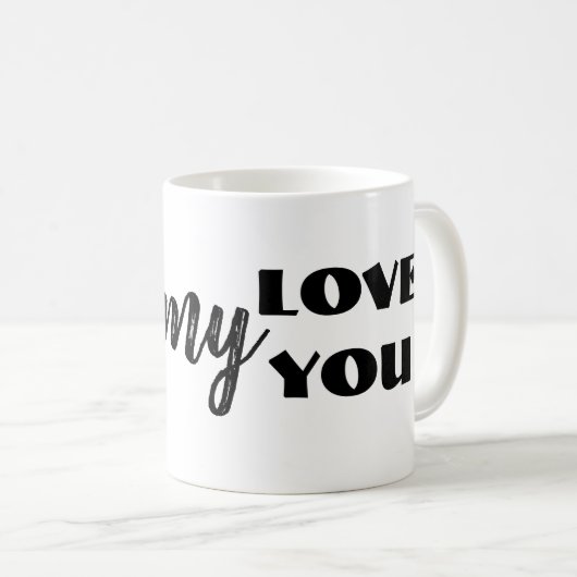 Schattigee cadeau Mok voor mama (Voorkant rechts)