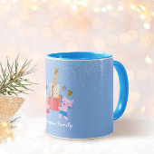 Schattigee cadeaus en katten Blauwe winter Mok