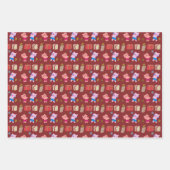 Schattigee Cadeaus en katten Kerst Inpakpapier Vel (Voorkant 2)