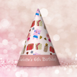 Schattigee Cadeaus en katten Roze verjaardagen Feesthoedjes