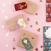 Schattigee cadeaus en katten sterren hart rood Ker Cadeaulabels