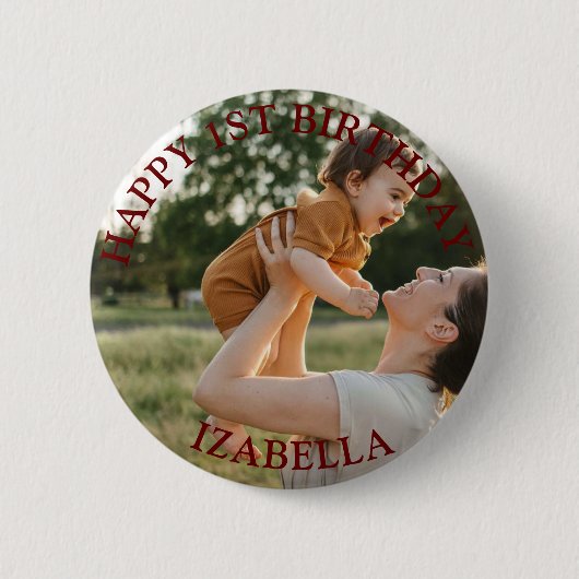 Schattigee cadeaus Happy Birthday Ronde Button 5,7 Cm (Voorkant)