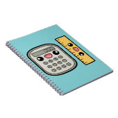 Schattigee calculator en liniaal notitieboek (Rechterzijde)