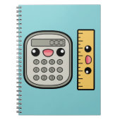 Schattigee calculator en liniaal notitieboek (Voorkant)