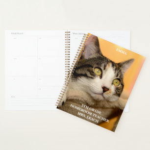 Schattigee Calico Cat School Kattenplanner Planner
