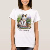 Schattigee Calico en Catnip Cat Lover T-shirt (Voorkant)