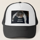Schattigee Calico Slapen Kat Sweet Dreams Trucker Pet (Voorkant)