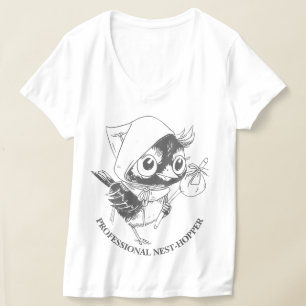Schattigee Calimero "Professionele Nest-Hopper" T-shirt