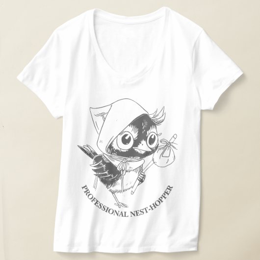 Schattigee Calimero "Professionele Nest-Hopper" T-shirt (Laagn)