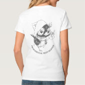 Schattigee Calimero "Professionele Nest-Hopper" T-shirt (Achterkant)
