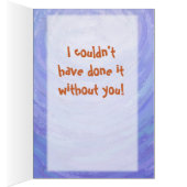 Schattigee Camel Party Dank je kaart (Binnen (Rechts))