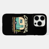 Schattigee Camper en Camping Quote Case-Mate iPhone Case (Achterkant (horizontaal))