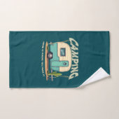 Schattigee Camper en Camping Quote Handdoek (Handdoek)