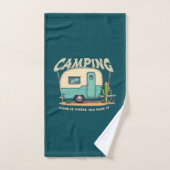 Schattigee  Camper en Camping Quote Handdoek (Handdoek)