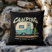 Schattigee  Camper en Camping Quote Kussen