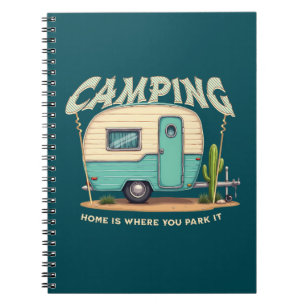 Schattigee Camper en Camping Quote Notitieboek