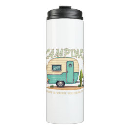 Schattigee  Camper en Camping Quote Thermosbeker