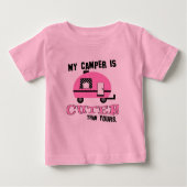 Schattigee Camper Ruffle Shirt voor Peuters (Voorkant)