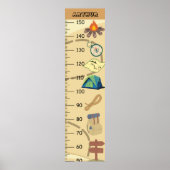 Schattigee Camping Groei Grafiek Poster (Voorkant)