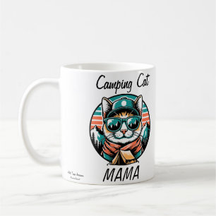 Schattigee Camping Kat Mama Koffiemok