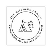 Schattigee Camping Tent Aangepast Familie Retour A Zelfinktende Stempel (Design)