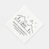 Schattigee Camping Thema Retirement Party Servette Servet (Hoek)