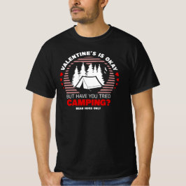 Schattigee Camping Valentijn's Shirt - Beer Knuffe