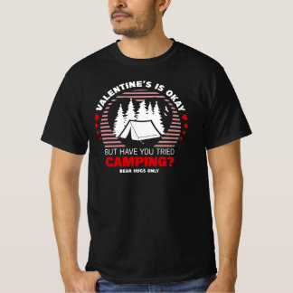 Schattigee Camping Valentijn's Shirt - Beer Knuffe