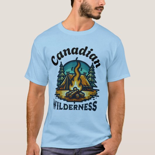 Schattigee Canadese wildernis Schattige / personal T-shirt (Voorkant)