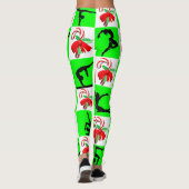 SCHATTIGEE CANDY CANE GYMNASTIEK LEGGINGS (Achterkant)