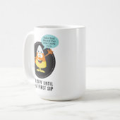 Schattigee Candy Corn Character Halloween Koffiemok (Voorkant links)