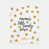 Schattigee Candy Corn Pattern Custom Fleece Deken (Voorkant)