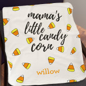 Schattigee Candy Corn Pattern Custom Fleece Deken