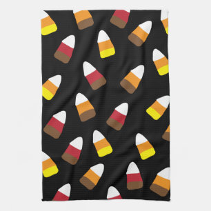 Schattigee Candy Corn Pattern Halloween Theedoek