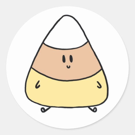 Schattigee Candy Corn Sticker (Voorkant)