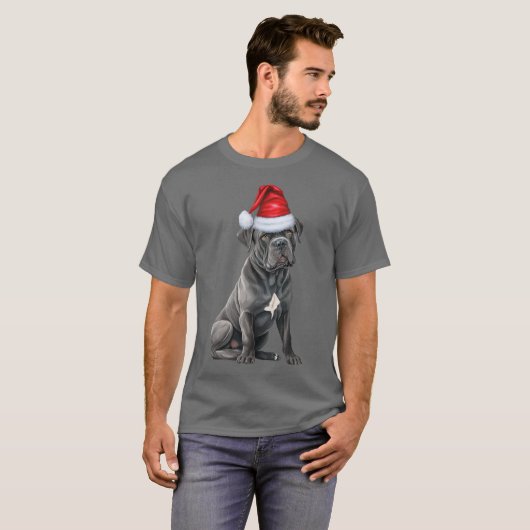 Schattigee Cane Corso Hondenliefhebber Funny Chris T-shirt (Voorkant volledig)