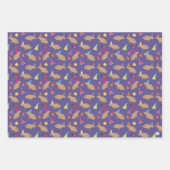 Schattigee capibara met de hand geïllustreerde gri inpakpapier vel (Voorkant 3)