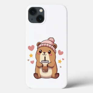 Schattigee capibara-telefoonhoes Case-Mate iPhone case