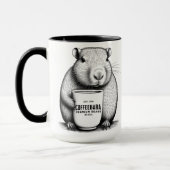 Schattigee Capybara Coffebara Coffee Mok (Links)