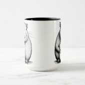 Schattigee Capybara Coffebara Coffee Mok (Midden)