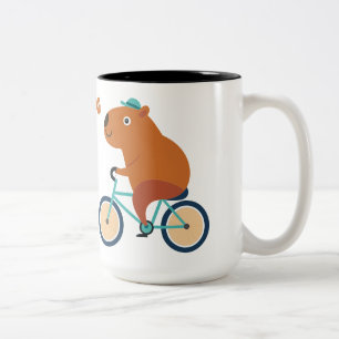 Schattigee Capybara Cycling Mok