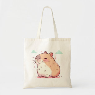 Schattigee Capybara Illustratie Tote Bag