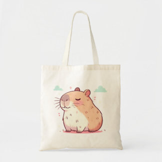 Schattigee Capybara Illustratie Tote Bag
