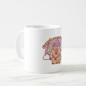Schattigee Capybara Magic Capybaracadabra Grappig Koffiemok (Voorkant links)