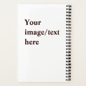 Schattigee Capybara Sipping Boba Tea Notitieboek (Achterkant)