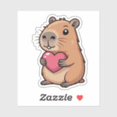 Schattigee Capybara Vinyl Stickers (Vel)