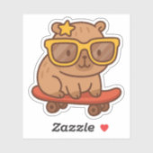 Schattigee Capybara Vinyl Stickers (Vel)
